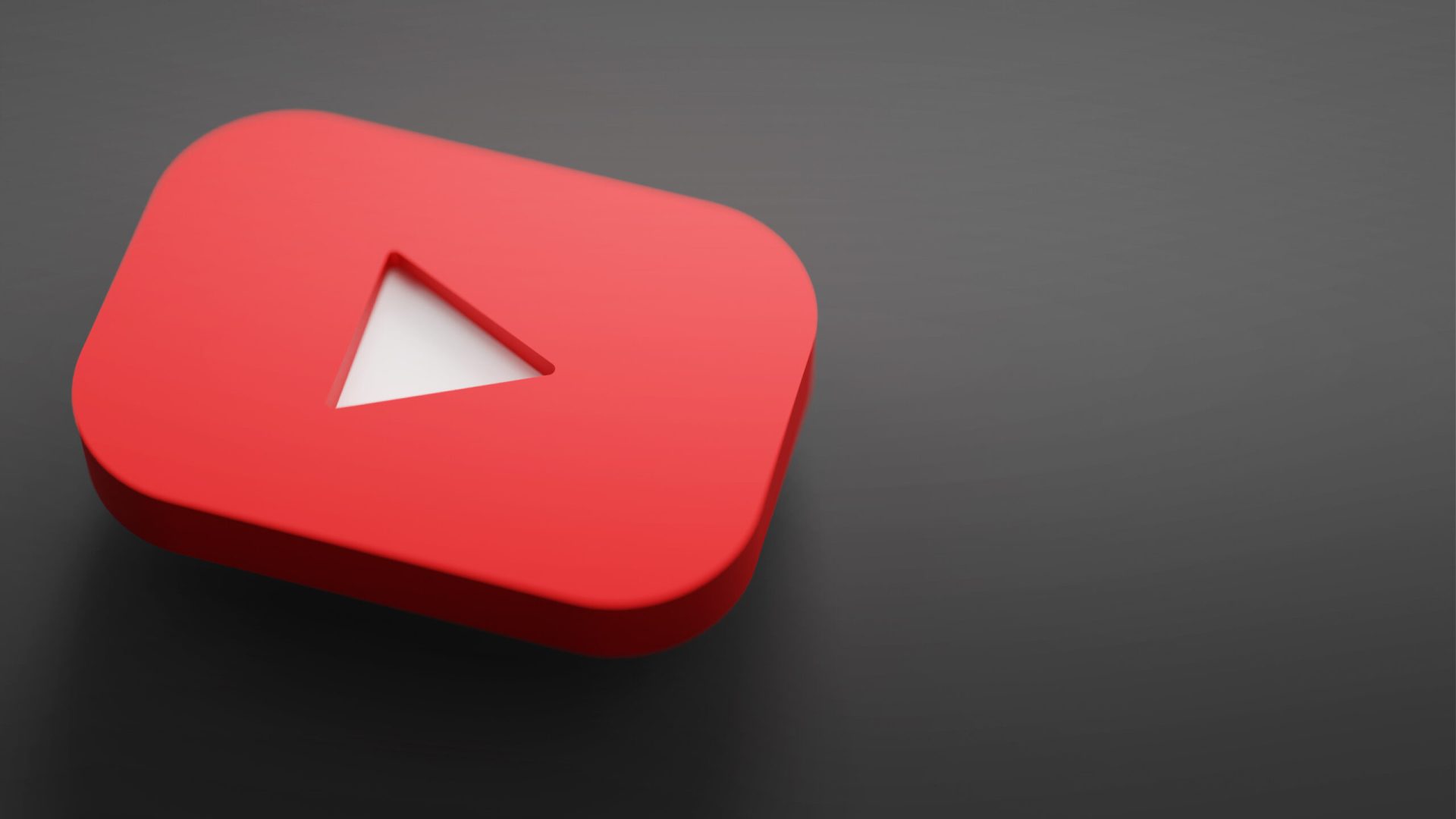 Youtube 3D Rendering Close up. Youtube Channel Promotion Template.